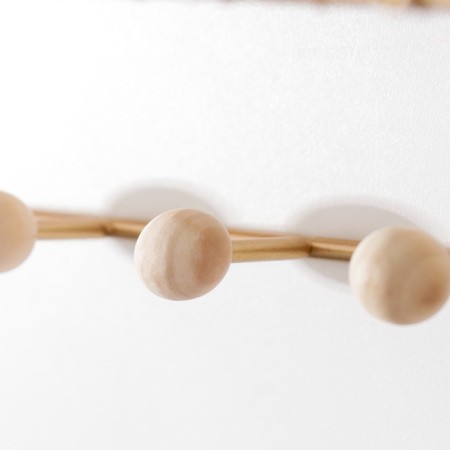 Decorative metal hooks "Network" gold 15.5x12x35 cm-1