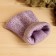 Bath Moacher with handles "Banika", purple, polyester, 20x10cm
