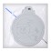 Christmas tree decoration for painting "Bear" 4 pcs., Brush