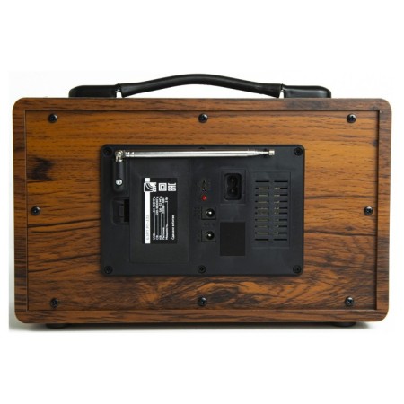 Radio receiver portable signal BZRP RP-335 Brown WSB Microsd-1