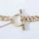 Piece "chain" toggle with thread, color gold, 45 cm
