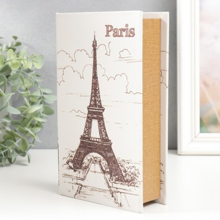 Safe Brush Tree to the leatherette "Paris. Retro" 21x13x5 cm-1