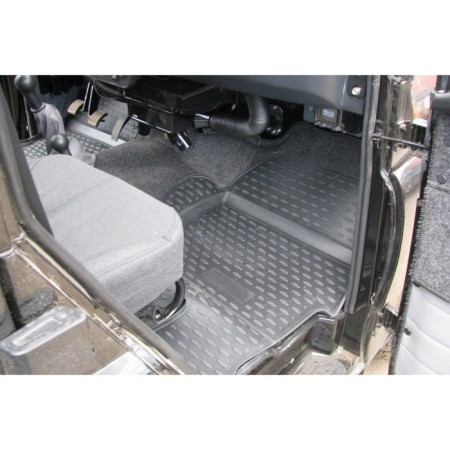 Rugs in the UAZ Salon Hunter 2003-2016, 3 pcs. (polyurethane)-2