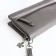 Women's wallet with lightning, gray color