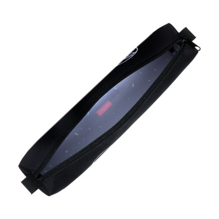 The pencil case is soft, 1 compartment, quadro, 45 x 210 mm, Hatber "EVERYTHING!" Black NPK_62159-3