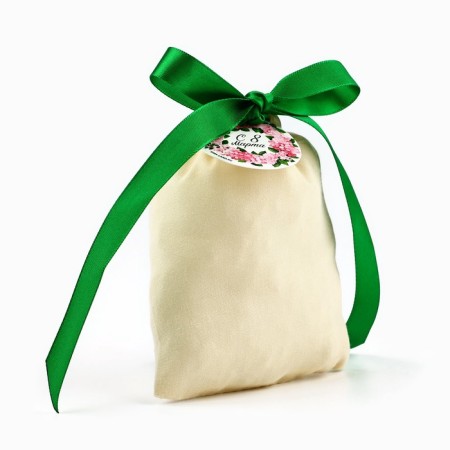 Cotton bag "From March 8", 10 × 12 cm-1