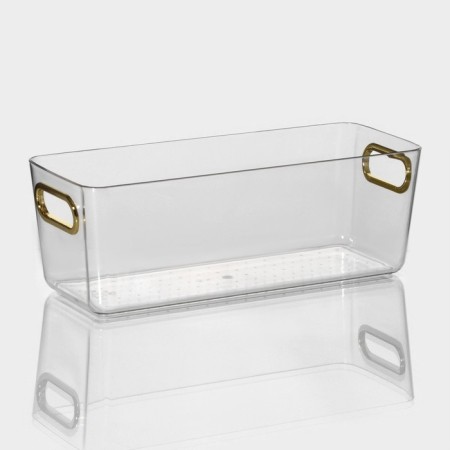 The storage container "Tenderness", 28 × 11 × 9.5 cm, the color is transparent