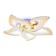 LED ceiling LED with Ambrella Light, Ice, FA1724, 5XLED, 113 W, 8475LUM, 3000-6400K, Gold Color.