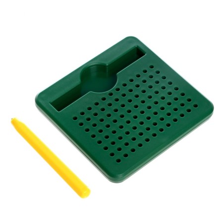 Magnetic tablet for drawing, 96 holes, green-1
