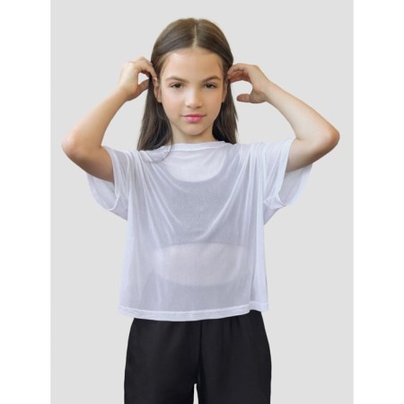T -shirt Children's Amarobaby Net, height 146 cm, white color