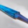 Wooden souvenir "kunai" blue flame