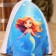 Bath cap with children's print "Mermaid"