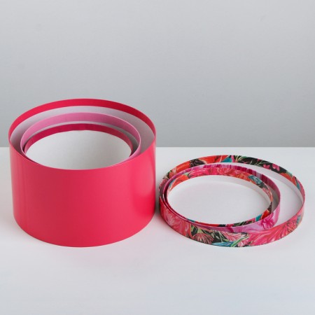 A set of boxes 3 in 1, gift packaging, “bright trend”, 18 x 18 x 13–25 x 25 x 15 cm-5