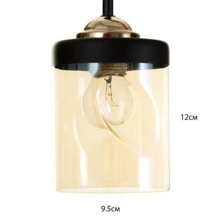 Bra 2199/1 E27 40W black and gold 20x11x20 cm-4