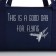 Road bag, textura, small size, blue color