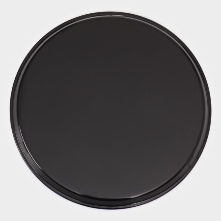 Rubbed Round Round Hanna Knövell, d = 40 cm, black color-4