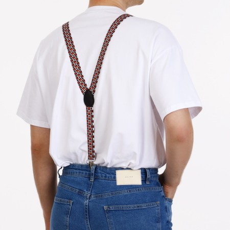 Adults adults, width 2.5 cm, white/red/black color-5