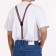 Adults adults, width 2.5 cm, white/red/black color