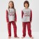 New Year. Pajama Children's KAFTAN "X-MAS" Size 28 (86-92 cm)