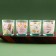 New Year's candles in a glass "Magic Dragon", a set of 4 pcs., Lavender