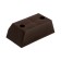 Rectangular support H-40, L-110, brown color, 50 pcs