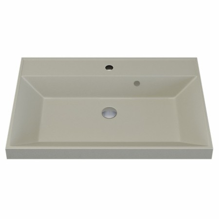 Sink uperwood Classic quartz 70 cm, quartz, beige matte, linen-4