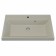Sink uperwood Classic quartz 70 cm, quartz, beige matte, linen
