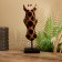 Mask "Zebra" on a stand, Albezia 40 cm