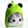 Plush Baby backpack for the girl "Kotopolushka", 30x25x7 cm