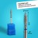 Diamond flame flame d2.5mm 12mm medium grains sin Nasch d/case package QF