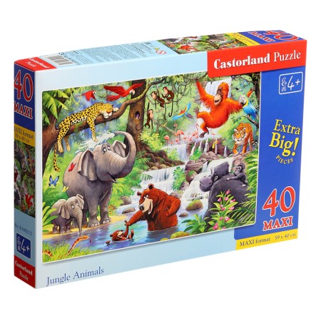 Maxi-Pazle "Animals of the Jungle", 40 elements