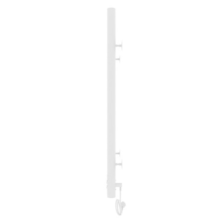 Two electric heated towers Laris lavender Cheka, 300x700 mm, 8 crossbars, right, white-4