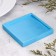 Square Square from gypsum, 10x1.5cm, blue