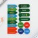 Gift set for graduation: notebook A6, 16 liters, diploma and stickers "Set of a graduate forward to knowledge!"
