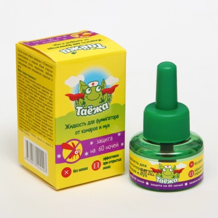 An additional bottle-liquid "Taezha", from mosquitoes and flies, without smell, 60 nights, 40 ml-6