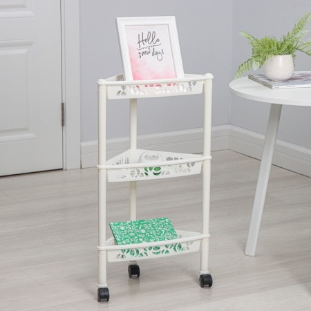 Floor Floor 3-sector Keeplex Light, on wheels, color white cloud