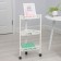 Floor Floor 3-sector Keeplex Light, on wheels, color white cloud