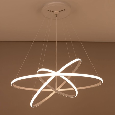Suspended Citilux “Neon Smart” CL731A090E 80x80x40 cm, 3x36.7W, LED, white color-7