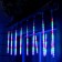 Garland "icicles" 2.5 × 0.3 m, IP65, transparent thread, 192 LED, glow of multi with a drain effect, 12 V