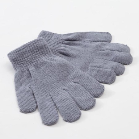 Children's gloves minku "plain", col. Dark gray, rr 15 (6-8 years)