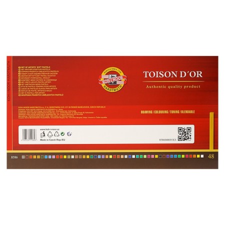 Pastel dry art 48 colors, Soft Koh-I-Noor Toison D`or 8586-5