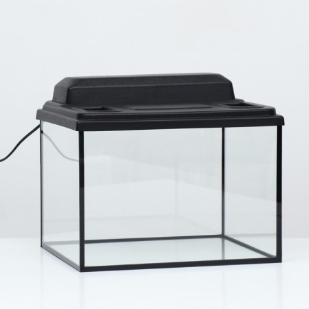 Terrarium with a lid, 25 liters, 35.5 x 30.7 x 25 cm