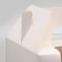 Confectionery folding box for 6 cupcakes, white 23.5 x 16 x 14 cm