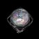 Sequins for the decor "Star Night", holographic, white color