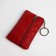 Klyuchnitsa - Lightning wallet, length 12 cm, ring, red color