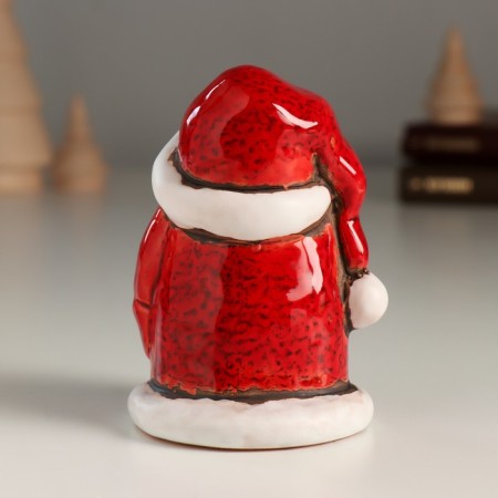 Souvenir Ceramics "Santa Claus in red with a large nose" 5.9x6.2x8.8 cm-2