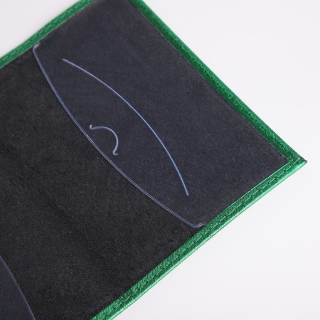 Cover for passport, green color-5