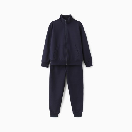 Kids (sweatshirt, trousers) minku dark blue color, height 134 cm-6
