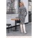 Women's dress, size 42, gray color