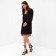Women's dress with a bow Mist Summer Time, Black, p. 44